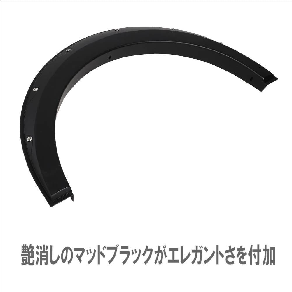 NV350 キャラバンE26 オーバーフェンダー ブラック